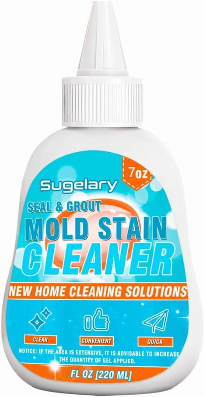 Mold Stain Cleaner Gel, Washing Machine Cleaner for Front Loader Seal, Household Remover Gel for Bathroom Grout, Sink, Shower, Caulk, Front Load Washer Cleaning Solution-8 fl oz