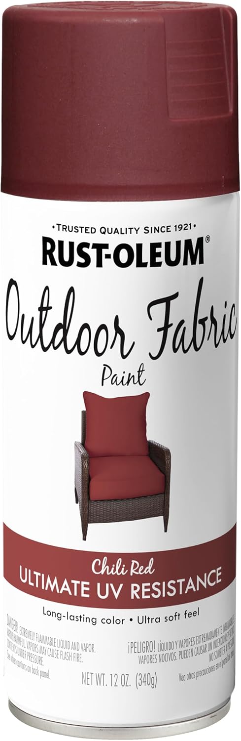 Rust-Oleum 358832 Outdoor Fabric Spray Paint, 12 oz, Navy