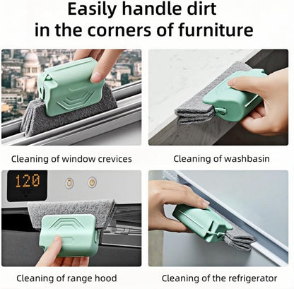 Magic Window Track Cleaner, 2024 New Window Groove Cleaning Brush Tools Set, Creative Cleaner Brushes Tools for Window lides Gaps, Sliding Door Track, Tile Lines Shutter Car Vents (Mixed, 3PCS)