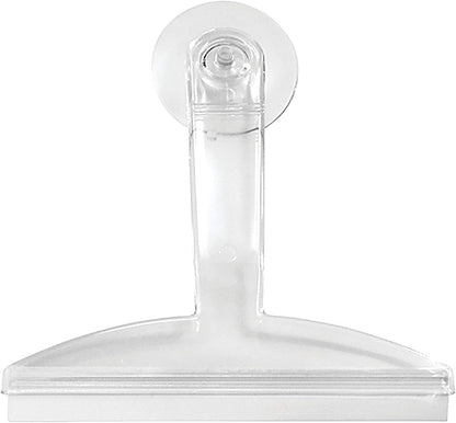 8" Clear Plastic Suction Squeegee Shower Window Cleaner