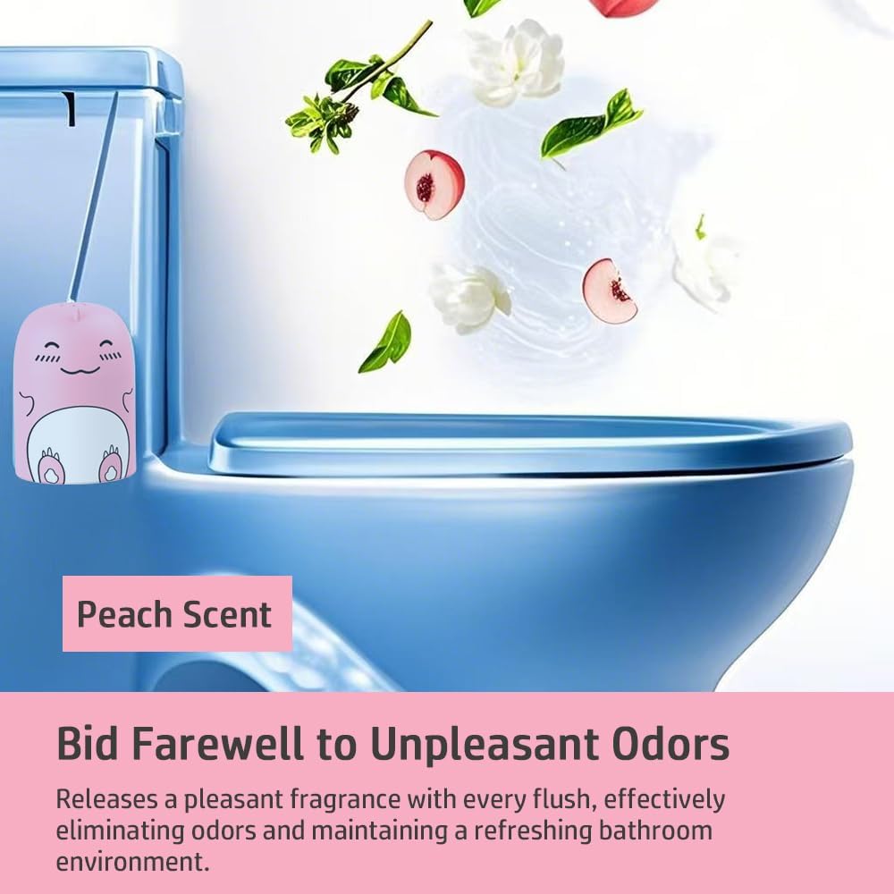 Cute Dinosaur-Shaped Toilet Bowl Cleaner Bottle, Bathroom Toilet Tank Cleaner with Jasmine Scent,One bottle lasts for 90 days (1, green)
