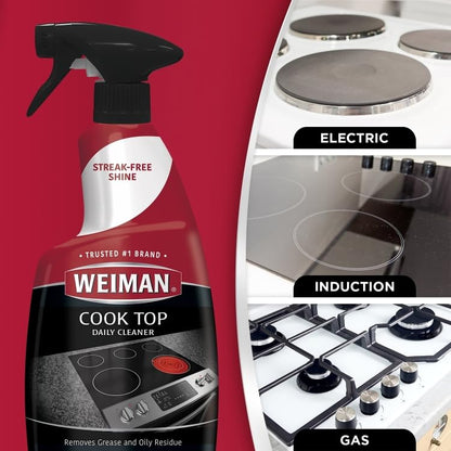 Weiman Glass Cooktop Cleaner - 12 Ounce