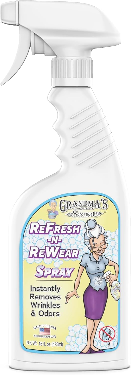 Grandma's Secret Spot Remover Laundry Spray - Chlorine, Bleach and Toxin-Free for Clothes - Fabric Stain Remover Removes Oil, Paint, Blood and Pet Stains - 16 oz & 2 oz Combo, DuoPack