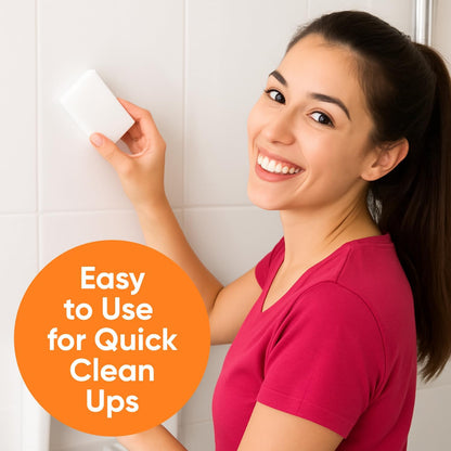 Superio Miracle Eraser Sponges - 6 Count - Effective Cleaning for Kitchen, Bathroom, Walls & More