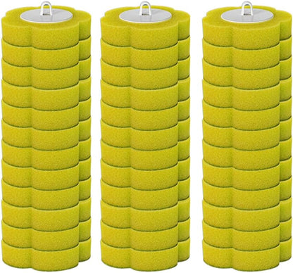 Disposable Toilet Cleaning System: Toilet Brush & Holder Kit with 18PCS Pre-Soaked Cleaner Wall-Mount Scrubbing Toilet Brush Bathroom Cleaning Kit (36-Pack Lavender Brush Head)