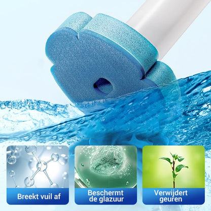 36 PCS Disposable Toilet Brush Heads, Toilet Bowl Wand Refills for Toilet and Bathroom Cleaning, Disposable Toilet Cleaner Refill Pads for Washroom Mats Brush Cleaning System (36PCS)