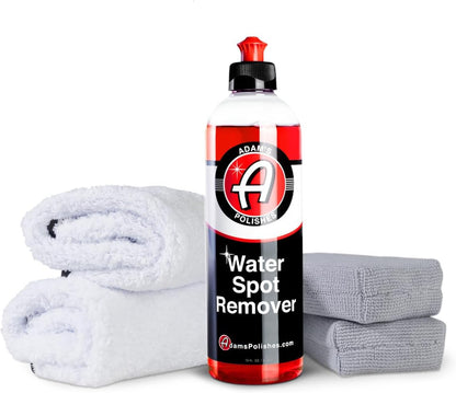 Adam's Polishes Water Spot Remover - Hard Water Stain for Glass, Shower Doors, Paint, Windows, Car Detailing | Calcium, Magnesium & Soap Scum Remover