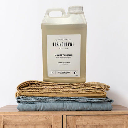 Fer à Cheval Marseille Dishwashing Soap, Olive Oil Based, Made in France - Liquid Dishwashing Soap, 500 ml/16.9 fl oz