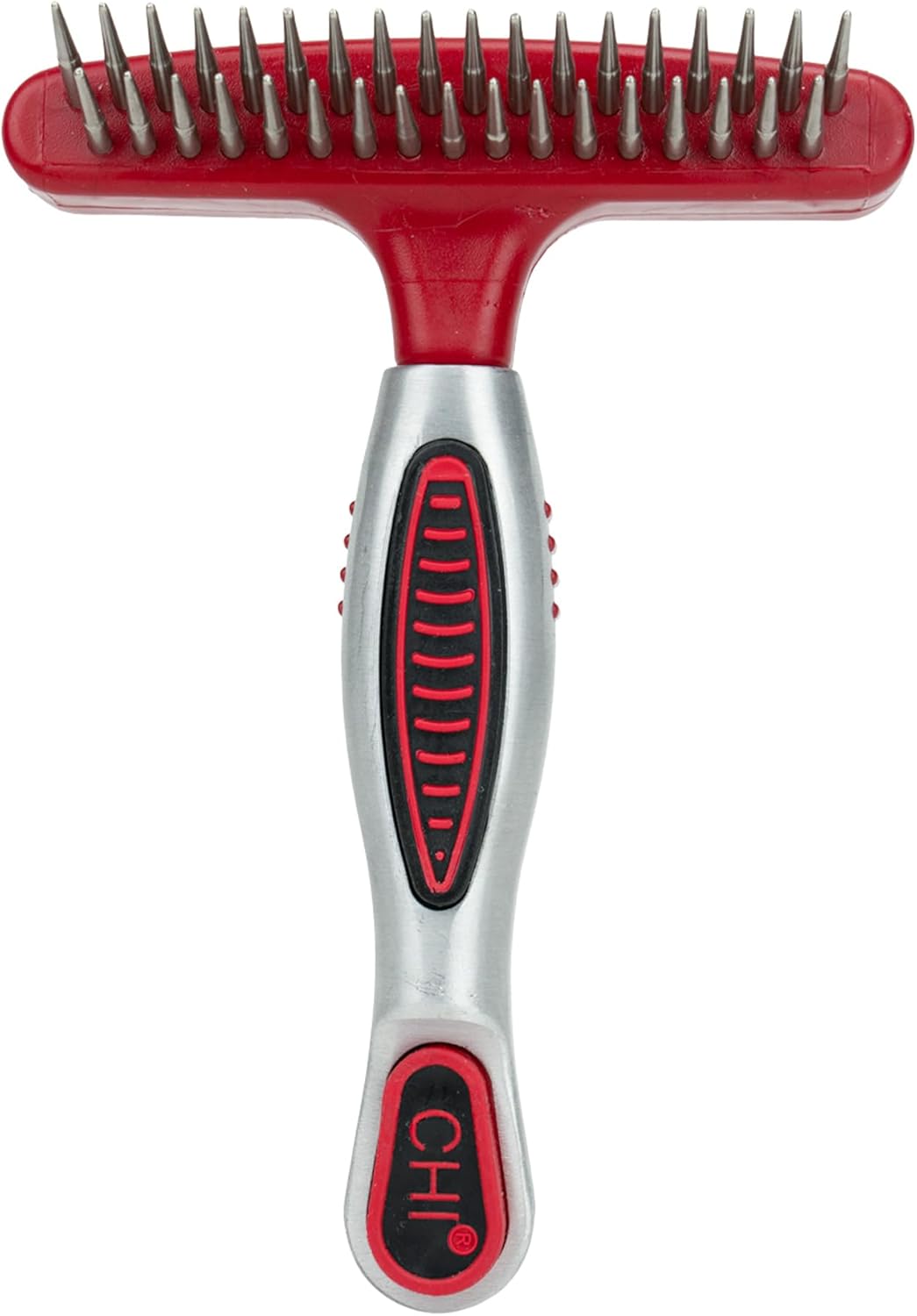 CHI for Dogs Rubber Fur Accumulator Brush, Dog Grooming Tool for Removing Loose Hair and Lint from Coats Furniture Clothing and Car Seats, Flexible Rubber Bristles, Easy Clean Grooming Brush