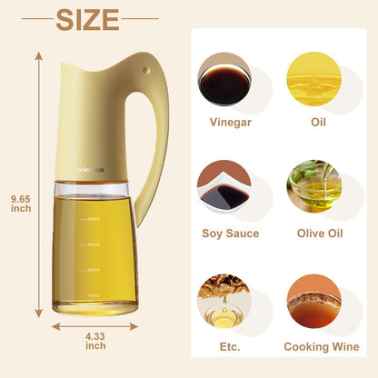 Ankou Olive Oil Sprayer Oil Spray Bottle,10oz/300ml Oil Dispenser Spray for Kitchen, High Borosilicate Glass Fine Mist Oil Sprayer for Cooking, Leakproof, BPA-Free Vinegar bottles for Salad, BBQ