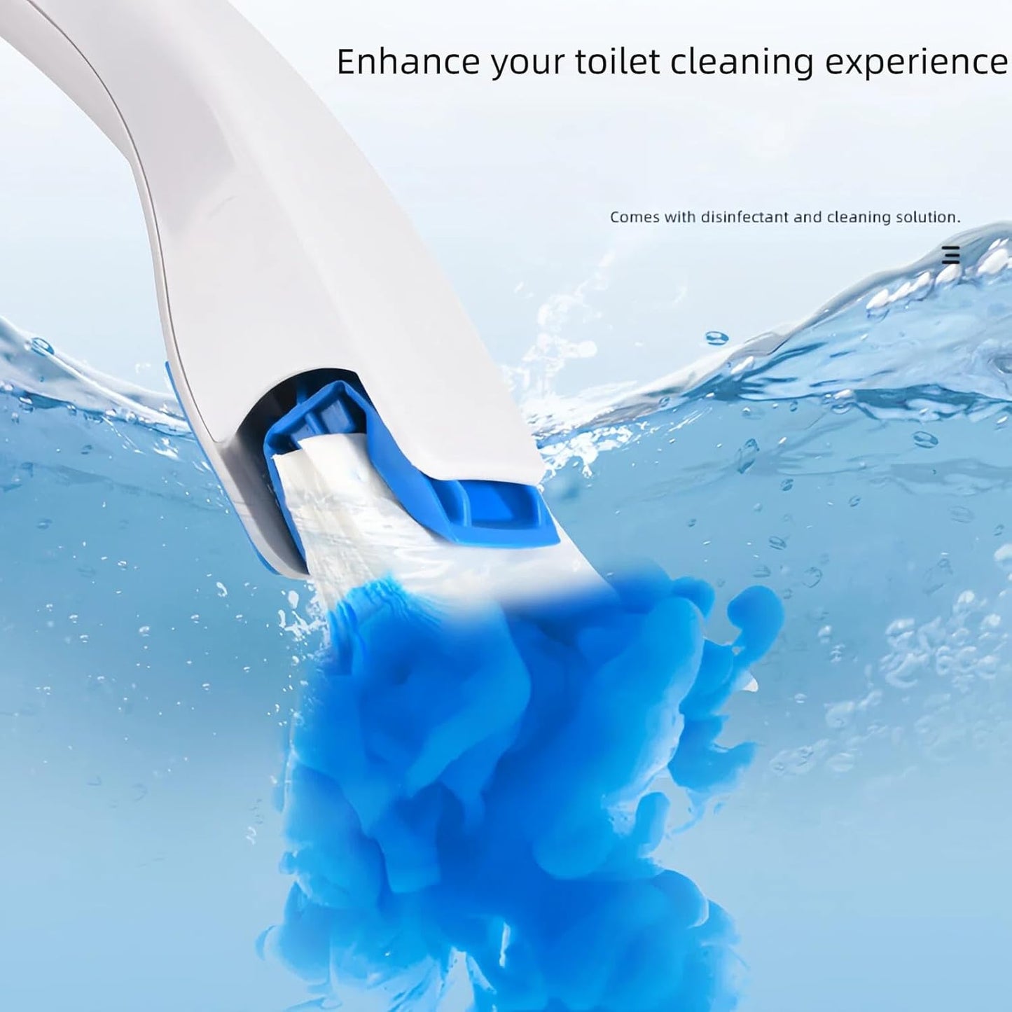 36 Pack Disposable Toilet Bowl Cleaner Refills | Flushable Toilet Brush Refills | Bathroom Toilet Cleaning Accessories, Starter Kit (No Handle)