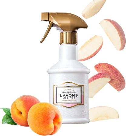 LAVONS Fabric Spray Freshener for Carpet Fresh, Pet Safe Linen Spray for Bedding, Organic Fabric Refresher Spray for Home & Offices, Natural Carpet Freshener from Japan, 12.5 Fl Oz LOVELY CHIC 2EA