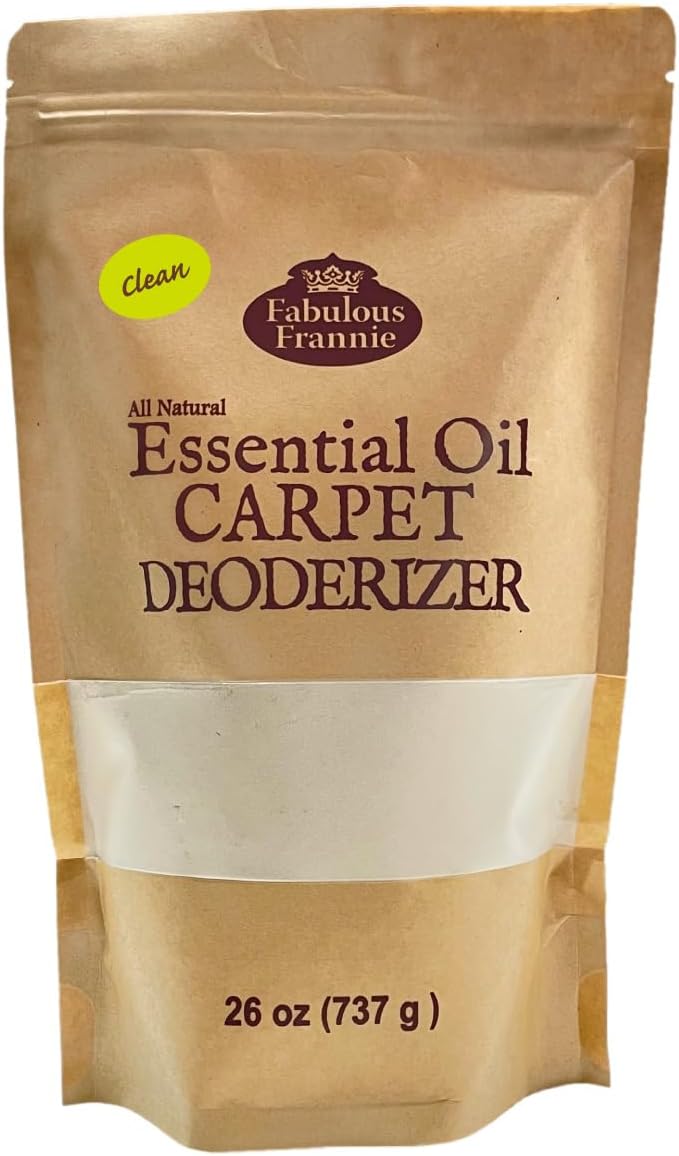 Fabulous Frannie All Natural Ingredients No Synthetics Protect Carpet Care made with Pure Essential Oils Clove, Lemon, Cinnamon, Eucalyptus and Rosemary 13 Ounce (Pack of 1)