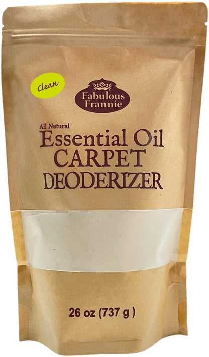 Fabulous Frannie All Natural Ingredients No Synthetics Protect Carpet Care made with Pure Essential Oils Clove, Lemon, Cinnamon, Eucalyptus and Rosemary 13 Ounce (Pack of 1)