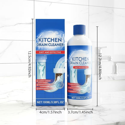 2026 Upgrade Drain Clog Remover, Max Gel Drain Clog Remover and Cleaner for Shower or Sink Drains, Unclogs and Removes Hair, Soap Scum and Blockages (1PCS)