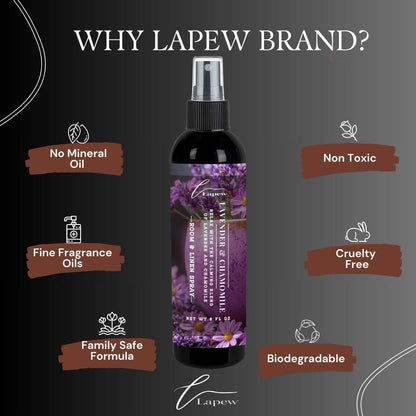 Lapew Room & Linen Spray | Fragrance Mist for Home, Car & Office | Fabric & Air Freshener | Neutralizing Mist | Made in USA | Cozy Cinnamon & Apple - Colors B