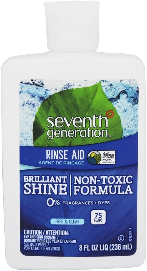 Seventh Generation Dishwasher Rinse Aid - 8 oz - 2 pk