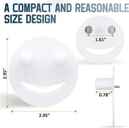 2 Pack Stainless Steel Smiley Face Dish Sponge Holder, Silver Sink Caddy Organizer Storage with Suction Cup for Kitchen, Kitchen Accessories Decor Scrubber-Silver