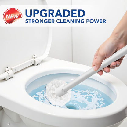 50 Count Disposable Toilet Wand Refills for Clorox Upgraded Brush Heads Compatible with Toilet Wand for Clorox Easy and Effective Bathroom Cleaning