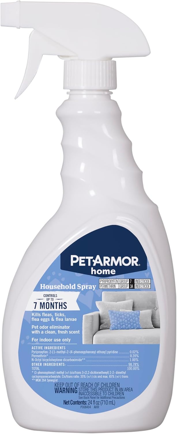 PETARMOR Home Carpet Powder for Fleas and Ticks, Protect Your Home From Fleas and Deodorizes Carpets, 16 Ounce