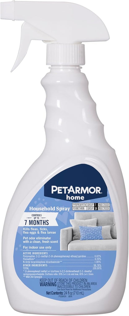 PETARMOR Home Carpet Powder for Fleas and Ticks, Protect Your Home From Fleas and Deodorizes Carpets, 16 Ounce