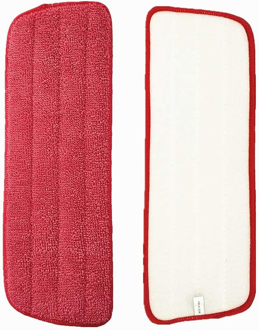 Microfiber Mop Replacement Pads for Wet/Dry Mop Floor Cleaning Pad Fit All Spray Mops (6 Pack)