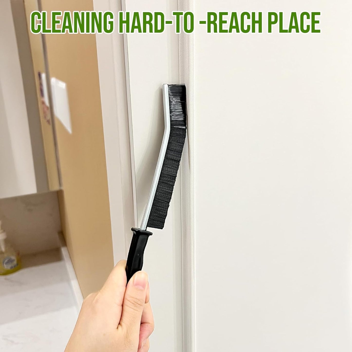 Crevice Cleaning Brush,8 Pcs Cleaning Supplies,Hard Bristle Crevice Cleaning Brush,Crevice Cleaning Brushes for Household Use Bathroom Tiles Kitchen Practical and Durable