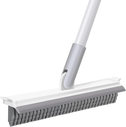 IVYROLL Grout Brush with Long Handle, Grout Cleaner Brush for Tile Floors, Stiff Bristles for Crevice, Tile Line, Shower, Kitchen, Bathroom