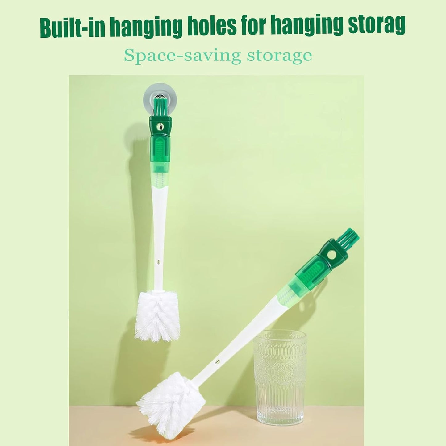 Water Bottle Cleaner Brush,5-in-1 Bottle Scrubber Brush for Cleaning Bottles Set