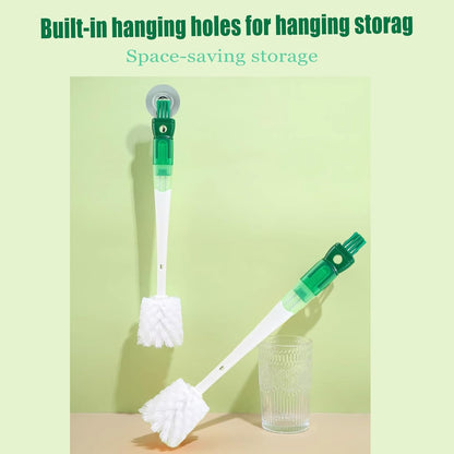 Water Bottle Cleaner Brush,5-in-1 Bottle Scrubber Brush for Cleaning Bottles Set