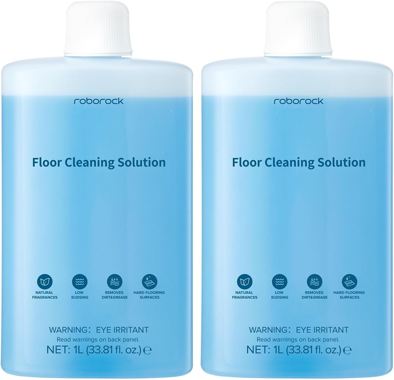 roborock Floor Cleaning Solution, Floor Cleaner for Hardwood, Compatible Robot Vacuums with Mopping and Wet and Dry Vacuum, 1L, 33.8 Fl. OZ
