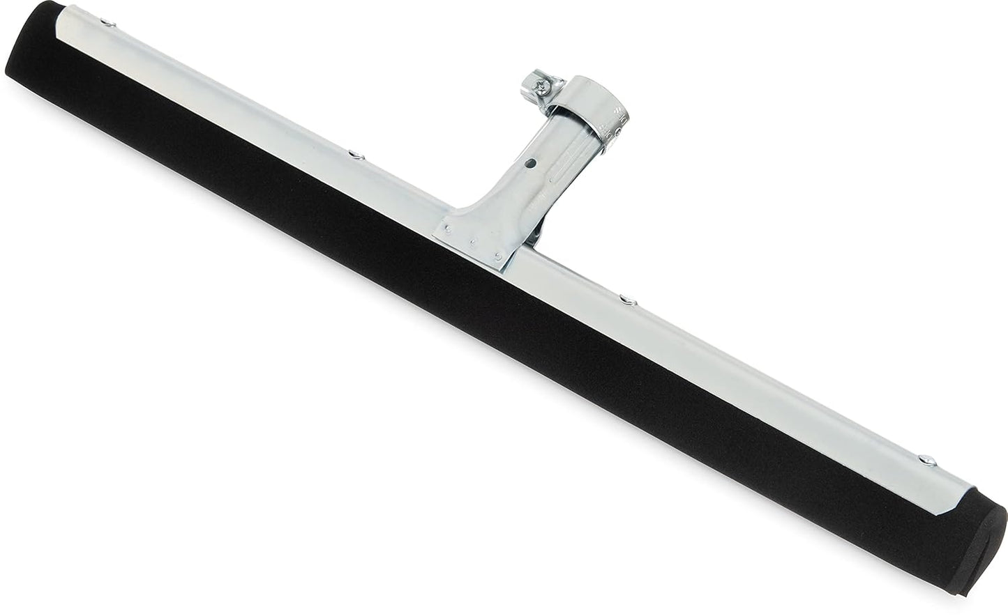 SPARTA Flo-Pac Double Foam Floor Rubber Squeegee Window Squeegee with Heavy Duty Steel Frame for Floor, Concrete, Tile, Garage, Commercial Use, 18 X 1.5 X 3 Inches, Black, (Pack of 10)