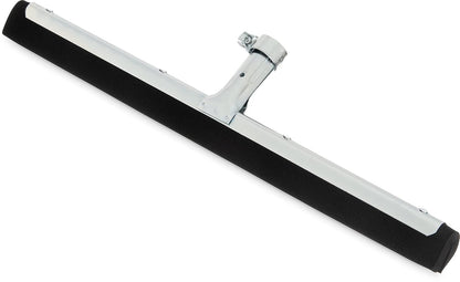 SPARTA Flo-Pac Double Foam Floor Rubber Squeegee Window Squeegee with Heavy Duty Steel Frame for Floor, Concrete, Tile, Garage, Commercial Use, 18 X 1.5 X 3 Inches, Black, (Pack of 10)