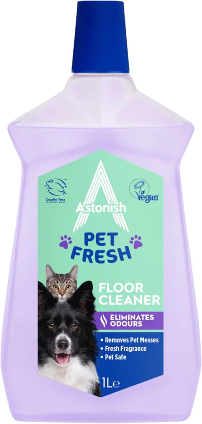 Astonish Peony Bloom Floor Cleaner – Concentrated Floral Mop Solution With Dirt Repelling Technology – Multi Surface Cleaner For Tiles, Laminate, Vinyl & Sealed Wood Floors – 1L Bottle