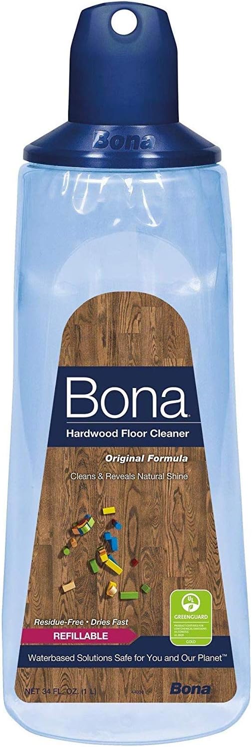 Bona Hardwood Floor Cleaner Refillable Cartridge, 34 oz (2 Pack)