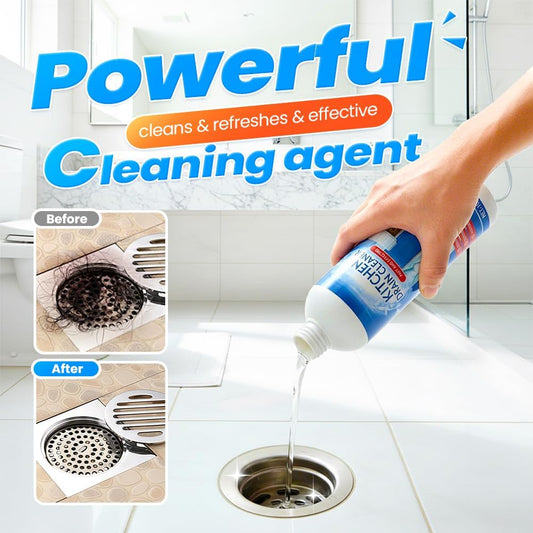 2026 Upgrade Drain Clog Remover, Max Gel Drain Clog Remover and Cleaner for Shower or Sink Drains, Unclogs and Removes Hair, Soap Scum and Blockages (1PCS)
