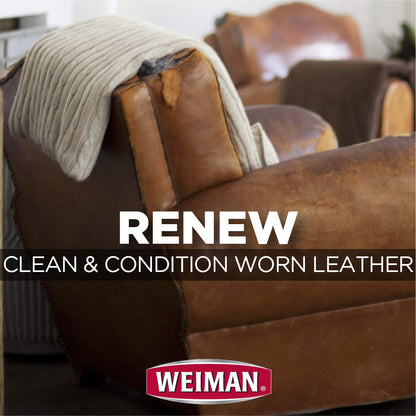 Weiman Leather Cleaner and Conditioner, 12 Fluid Ounce