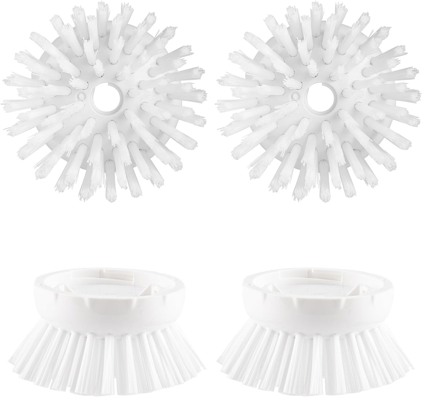 OYV 4 Pack Soap Dispensing Palm Brush Refills, Palm Brush Replacement Head, Palm Brush Refill Head, Palm Brush Refill for Soap Dispensing Palm Brush