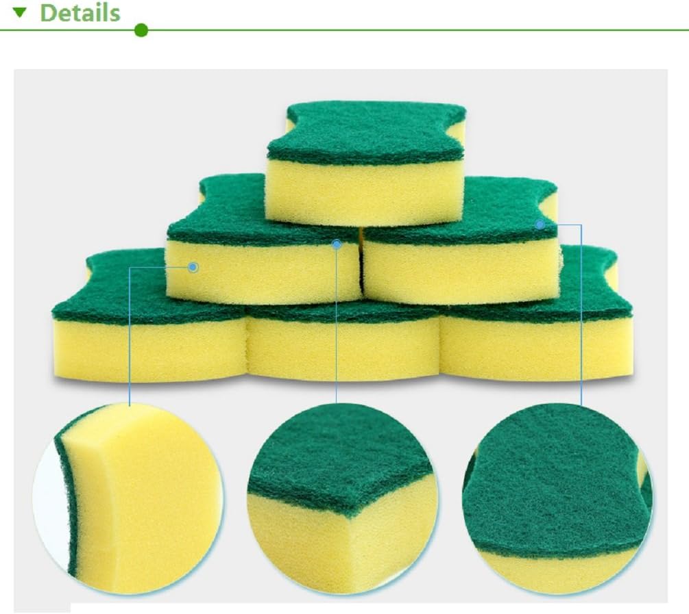 Kitchen Cleaning Sponge,Eco Non-scratch for Dish,Scrub Sponge(Pack of 24)