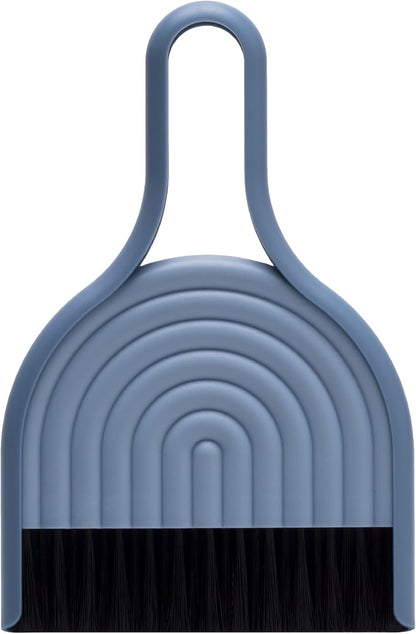 Peleg Design Dustache Small Dustpan and Brush Set, Mini Broom and Dustpan Set, Mustache Design, Small Broom and Dustpan Set, for Home & On-The-Go