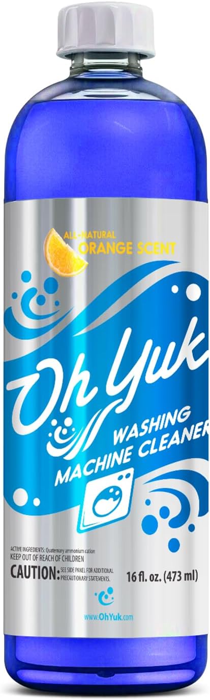 Oh Yuk Dishwasher Cleaner, Descaler, And Deodorizer – Removes Grease, Odors, And Buildup – Natural Orange Scent – Septic Safe Formula For A Fresh Dishwasher – Deep Cleans All Machine Models – 16 Fl oz
