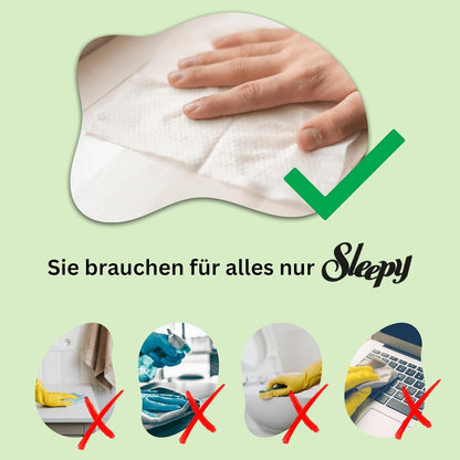 Sleepy Easy Clean All Purpose Cleaning Wet Wipes, Large