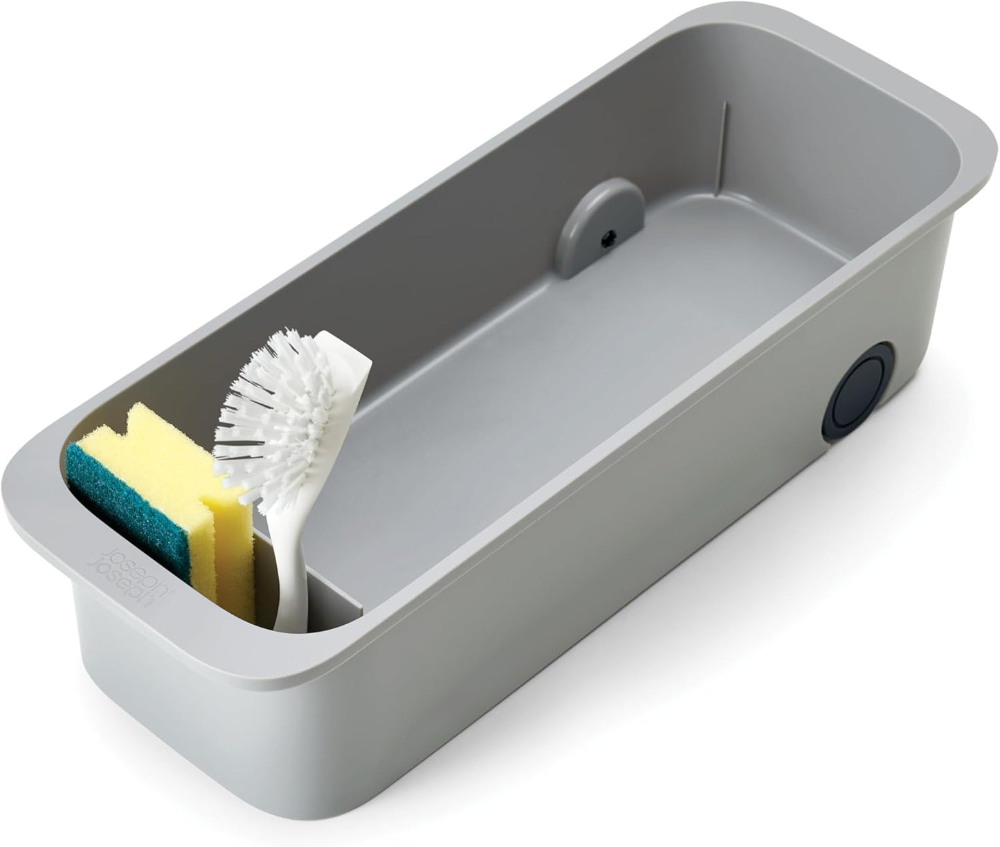 Joseph Joseph CupboardStore Easy-Access Wheeled Storage Caddy, Under Sink Kitchen Cabinet Organizer- Grey