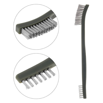 Mini Wire Brush Set, Paint and Dirt Remover, Cleaning Welding Slag and Rust, Handy Steel / Nylon / Brass Brush Suitable for Cleaning Paint / Dirt (3)