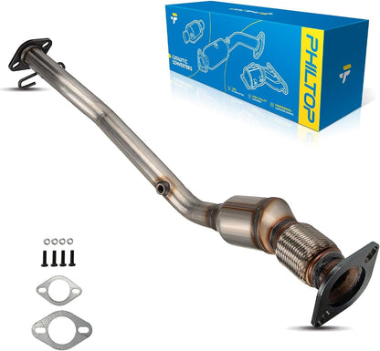 PHILTOP Left and Right Catalytic Converter Replacement For 2005-2010 300 2.7/3.5L V6 RWD, 2006-2010 Charger 2.7/3.5L V6 RWD, 2005-2008 Magnum 2.7/3.5L V6 RWD Replace 55434, 55433 (EPA Compliant) - Colors B