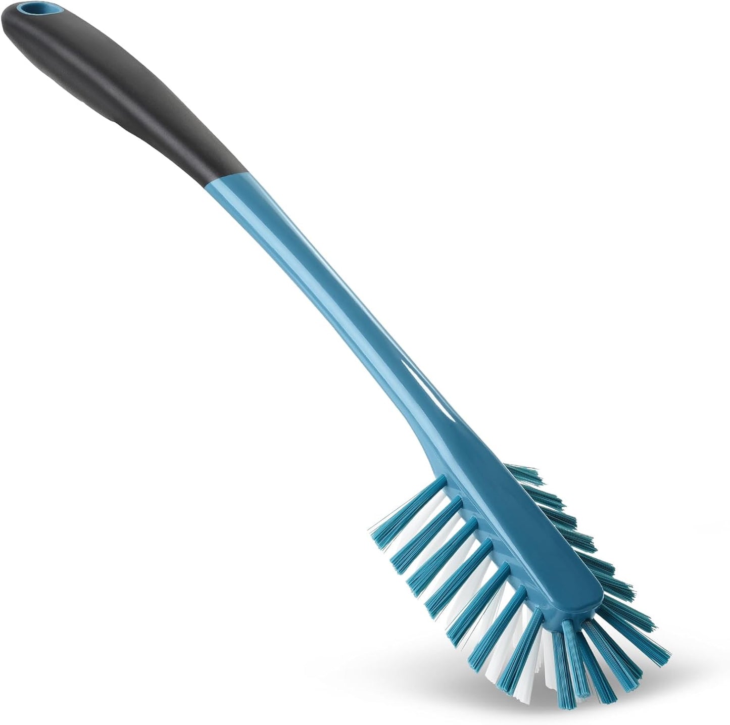 MOSOLAN 3-in-1 Water Bottle Cleaning Brush Set - Long Handle Scrubbing Brush for Tumbler, Straw, Baby Bottles, Drinking Glasses, White
