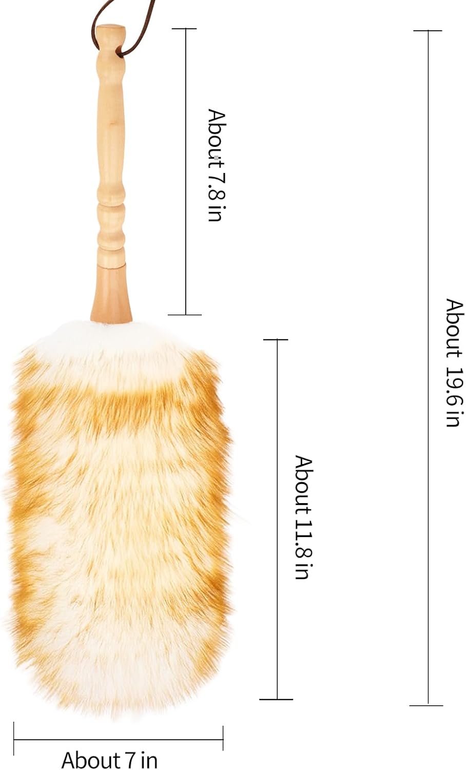 Extendable Cleaning Duster,66.9Inch Telescoping Feather Dusters with Stainless Steel Extension Pole for Cleaning High Ceiling Fan, High Ceilings,Furniture