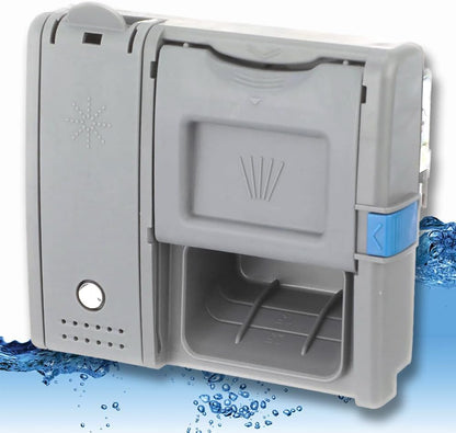 DD59-01002A Dishwasher Detergent & Rinse Aid Dispenser Assembly (OEM) 7.7 * 3.3 * 2.2 in - Compatible Replacement With Samsung Dishwasher Parts
