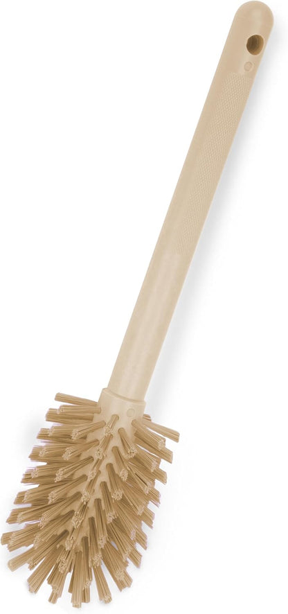 SPARTA Large Water Bottle Brush Ideal for Wide-Mouth Jars, Bottles and Tumblers, Dishwashing Tool with Handle for Home and Commercial Kitchens, Plastic, 12 Inches, White