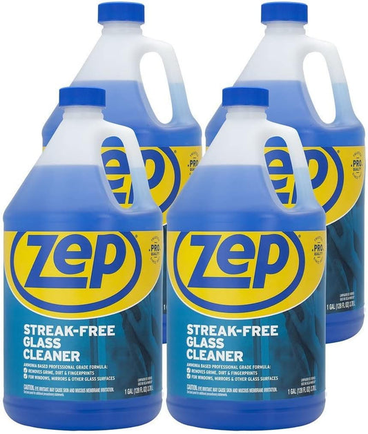 Zep, ZU1120128, Streak-Free Glass Cleaner, 128 ounce